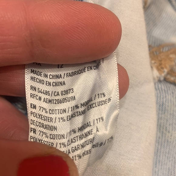 American eagle mom jeans size 12 short - Picture 4 of 5